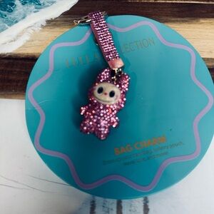 Lulla Collection Pink Sparkle Bag Charm